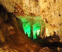 Les grottes des Harpons (Hams) à Majorque. La « Salle des Images ». Cliquer pour agrandir l'image.