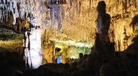 Caves Harpunen (Schinken) auf Mallorca - Die "Living Pictures". Klicken, um das Bild zu vergrößern.