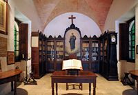 Il santuario di Cura di Randa a Maiorca - La sala di grammatica. Clicca per ingrandire l'immagine.