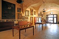 Il santuario di Cura di Randa a Maiorca - La sala di grammatica. Clicca per ingrandire l'immagine.