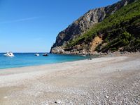 La localidad de Alcudia en Mallorca - Playa Platja des Coll Baix (autor Olaf Tausch). Haga clic para ampliar la imagen.
