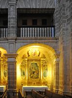 La localidad de Alcudia en Mallorca - Capilla de San Francisco Javier de la  Iglesia Santiago. Haga clic para ampliar la imagen.