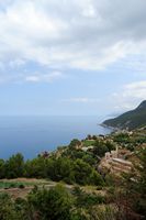 La ciudad de Banyalbufar en Mallorca - Culturas en terrazas Banyalbufar. Haga clic para ampliar la imagen.