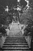 La finca Raixa à Majorque. Les jardins hauts au début du 20e siècle. Cliquer pour agrandir l'image.