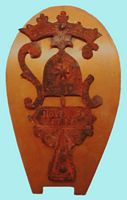 De finca Raixa in Majorca - Het wapen van de familie Despuig. Klikken om het beeld te vergroten.