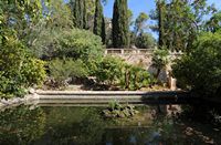 De finca Raixa in Majorca - Toegang tuinen. Klikken om het beeld te vergroten.