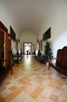 Die Gärten von Alfàbia in Mallorca - Lobby des Herrenhauses von Alfàbia. Klicken, um das Bild zu vergrößern.