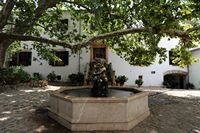 Les jardins d'Alfàbia à Majorque. Patio du manoir d'Alfàbia. Cliquer pour agrandir l'image.