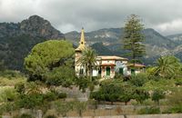 La ciudad de Bunyola en Mallorca - Finca Francisca. Haga clic para ampliar la imagen.