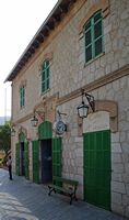 La ciudad de Bunyola en Mallorca - Estación de Bunyola. Haga clic para ampliar la imagen.