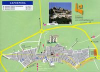 La ville de Capdepera à Majorque. Plan de la ville. Cliquer pour agrandir l'image.