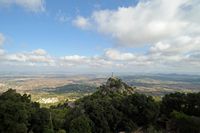 El santuario de Sant Salvador en Felanitx en Mallorca - Ver Creu del Picot. Haga clic para ampliar la imagen.