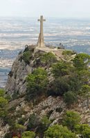 La localidad de Felanitx Mallorca - La Creu del Picot Sant Salvador. Haga clic para ampliar la imagen.