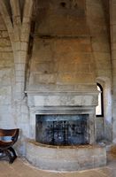 Bellver Castle in Mallorca - Old kitchen. Click to enlarge the image.