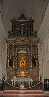 Die Stadt Petra in Mallorca - Der Chor der Kirche Heiligtum Bonany. Klicken, um das Bild zu vergrößern.