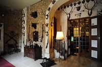 The Finca Els Calderers Sant Joan Mallorca - Hunting Room. Click to enlarge the image.
