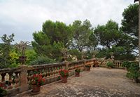 The Finca Els Calderers Sant Joan Mallorca - Terrace. Click to enlarge the image.
