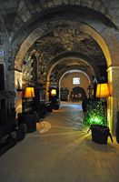 Finca Els Calderers van Sant Joan in Majorca - cellier van het kasteeltje. Klikken om het beeld te vergroten.