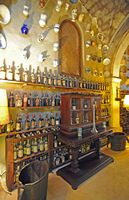 La Finca Els Calderers en Sant Joan en Mallorca - El sótano de la mansión. Haga clic para ampliar la imagen.