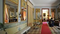 The Finca Els Calderers Sant Joan Mallorca - The music room of the mansion. Click to enlarge the image.