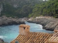 City Santanyi Mallorca - Cala is Almunia (author Paucabot). Click to enlarge the image.