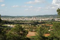 La ville de Porreres à Majorque. Situation (auteur Mª Angeles). Cliquer pour agrandir l'image dans Flickr (nouvel onglet).