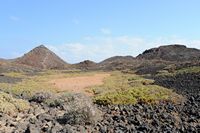 L'isola di Lobos a Fuerteventura. Vulcano secondario. Clicca per ingrandire l'immagine in Adobe Stock (nuova unghia).