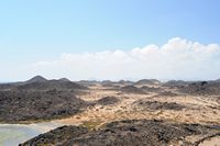 A ilha de Lobos em Fuerteventura. O saladar del faro. Clicar para ampliar a imagem em Adobe Stock (novo guia).