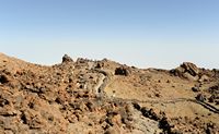 The Teide National Park in Tenerife. Trails at the top of Teide. Click to enlarge the image in Adobe Stock (new tab).