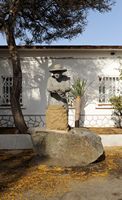 The village of Casillas del Ángel in Fuerteventura. Tribute to the potato farmer .... Click to enlarge the image in Adobe Stock (new tab).