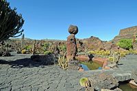 El pueblo de Guatiza en Lanzarote. El jardín de cactus. Haga clic para ampliar la imagen en Adobe Stock (nueva pestaña).