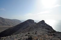 Das Dorf Las Playitas auf Fuerteventura. Der Berg von La Entallada. Klicken, um das Bild in Adobe Stock zu vergrößern (neue Nagelritze).