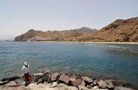 Het dorp San Andrés in Tenerife. Het strand van Las Teresitas. Klikken om het beeld te vergroten in Adobe Stock (nieuwe tab).