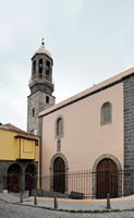 De stad La Orotava in Tenerife. Iglesia de Santo Domingo. Klikken om het beeld te vergroten in Adobe Stock (nieuwe tab).