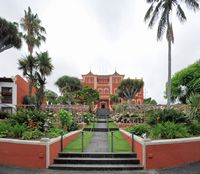 The town of La Orotava in Tenerife. Liceo de Taoro. Click to enlarge the image in Adobe Stock (new tab).
