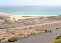 De stad Pájara in Fuerteventura. De kust in de buurt van Esquinzo. Klikken om het beeld te vergroten in Adobe Stock (nieuwe tab).