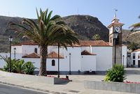 A cidade de San Juan de la Rambla em Tenerife. Igreja. Clicar para ampliar a imagem em Adobe Stock (novo guia).