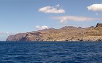 De westelijke kust van Gran Canaria. Klikken om het beeld te vergroten.