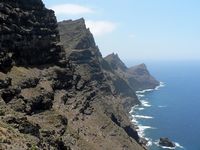 De westelijke kust van Gran Canaria. Klikken om het beeld te vergroten.