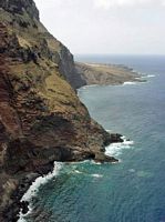 De noordelijke kust van Tenerife. Uitzicht van de uitkijktoren van Don Pompeyo Klikken om het beeld te vergroten.