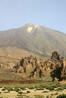 The Teide National Park in Tenerife. Mount Teide. Click to enlarge the image.