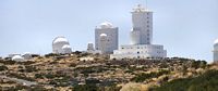 Het Nationaal Park van de Teide in Tenerife. Observatorium. Klikken om het beeld te vergroten.