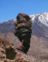 El Parque Nacional del Teide en Tenerife. Los Roques de García. Haga clic para ampliar la imagen.