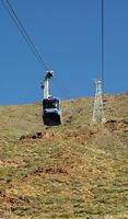 The Teide National Park in Tenerife. Cable Cabin. Click to enlarge the image.