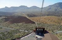 The Teide National Park in Tenerife. starting cable car station. Click to enlarge the image.
