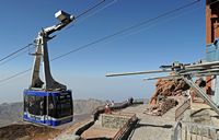 The Teide National Park in Tenerife. cable car arrival station. Click to enlarge the image.