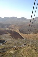 The Teide National Park in Tenerife. Caldera view from cable car. Click to enlarge the image.