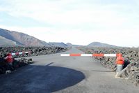 Timanfaya National Park in Lanzarote. The entrance of the National Park. Click to enlarge the image.