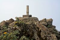 Het natuurpark van Jandía in Fuerteventura. De top van Pico de la Zarza (auteur Dreizung). Klikken om het beeld te vergroten.