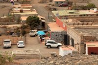 Das Dorf Cofete auf Fuerteventura. das Café Cofete (Autor Frank Vincentz). Klicken, um das Bild zu vergrößern